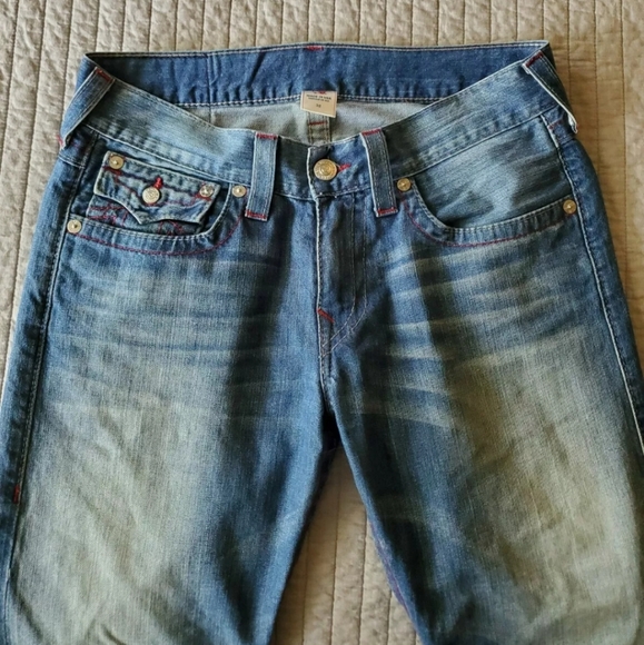 Lot of 3 True Religion Straight Legged Jeans - Picture 4 of 11